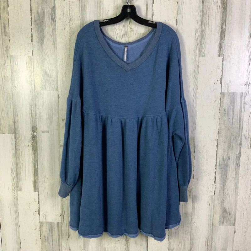 Dress Casual Short By Free People In Blue, Size: L