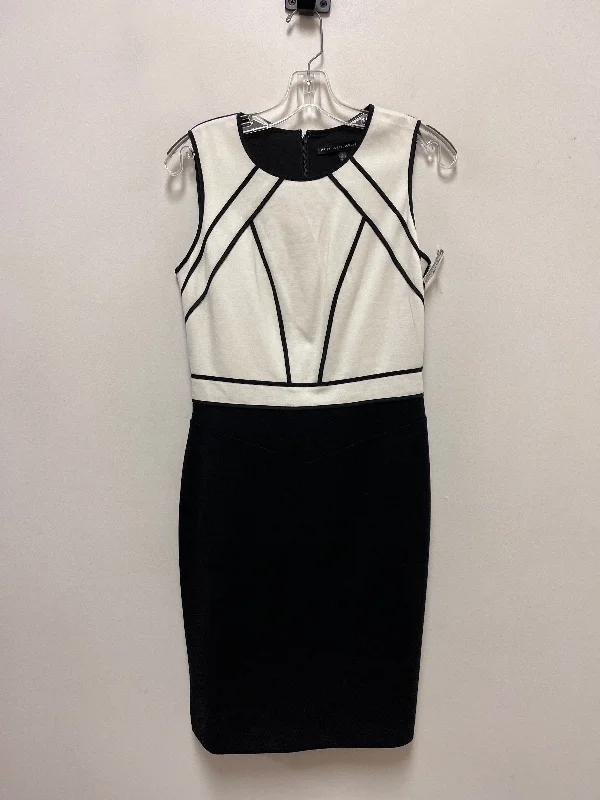 Dress Work By White House Black Market In Black & Cream, Size: S