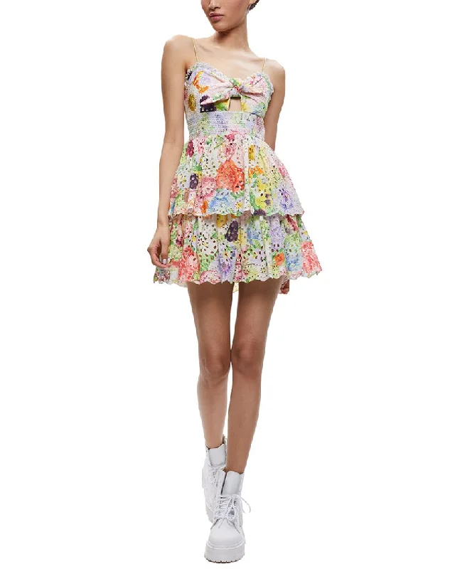 alice + olivia Fina Mini Dress