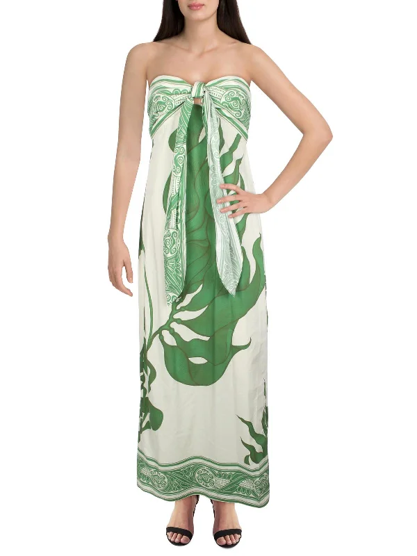 Womens Cotton Printed Maxi Dress