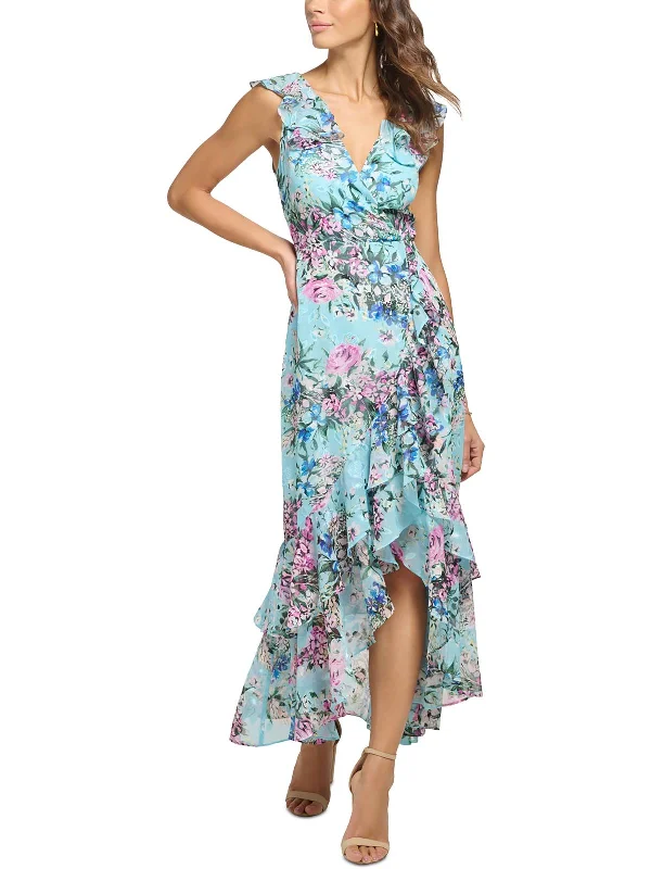 Womens Hi-Low Long Maxi Dress