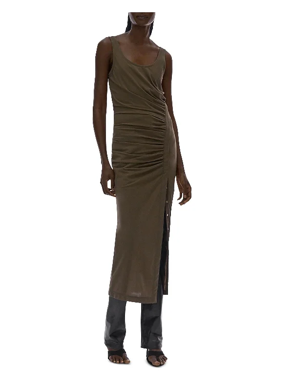 Womens Side Slit Long Maxi Dress