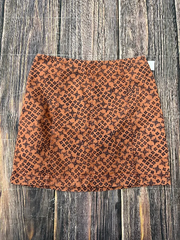 Orange Skirt Mini & Short Free People, Size S