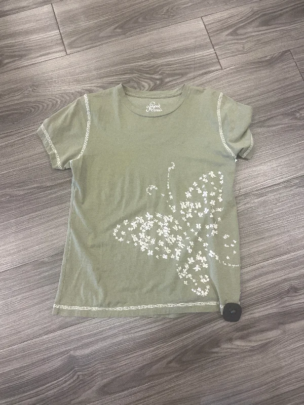 Top Short Sleeve By Clothes Mentor In Green, Size: M