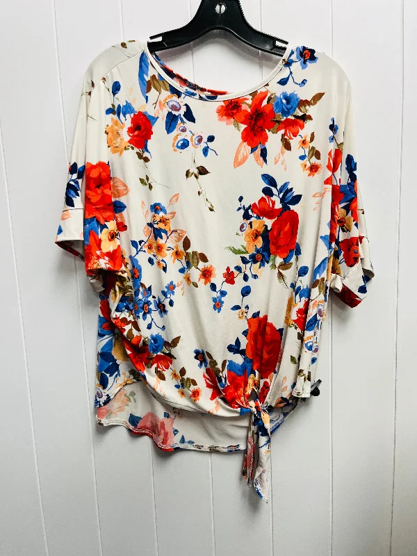 Top Short Sleeve By Clothes Mentor In Orange, Size: Xl