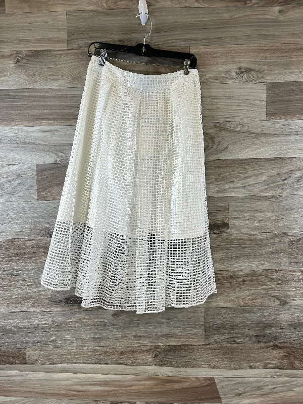 White Skirt Midi Who What Wear, Size 8