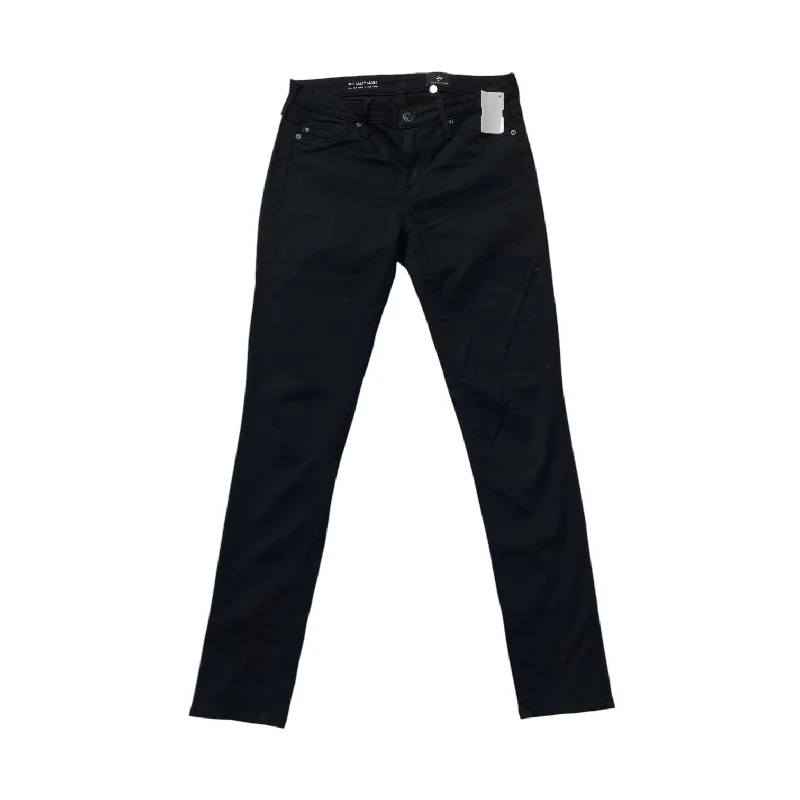 Jeans Skinny By Adriano Goldschmied In Black Denim, Size: 0