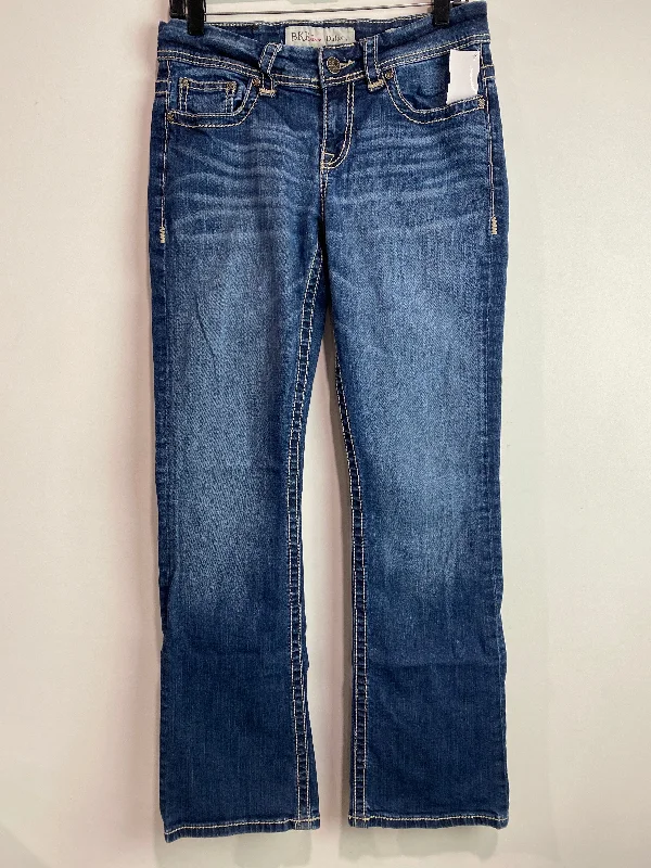 Jeans Straight By Bke In Blue Denim, Size: 6