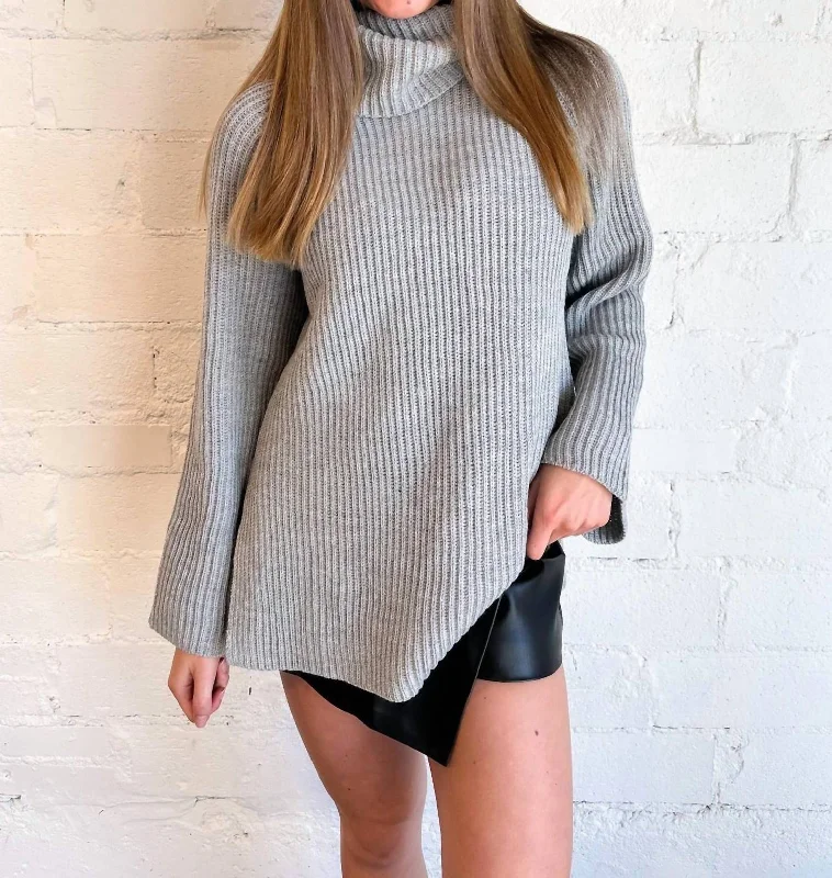 Winter Wonder Sweater In Grey