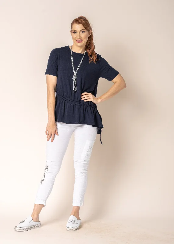 Leeo Top in Navy