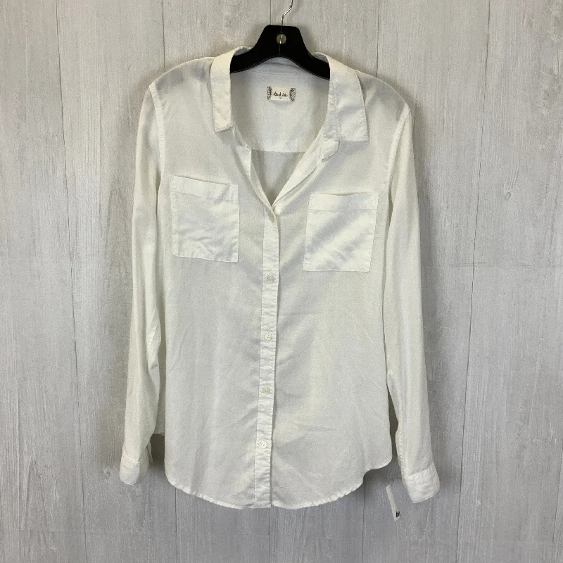 Top Long Sleeve By Altard State In White, Size: M