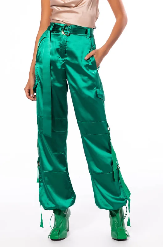 JADE WIDE LEG SATIN TROUSER