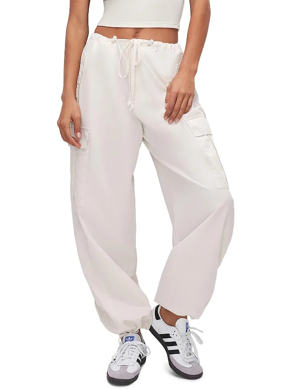 Parachute Womens Drawstring Hem Cotton Cargo Pants