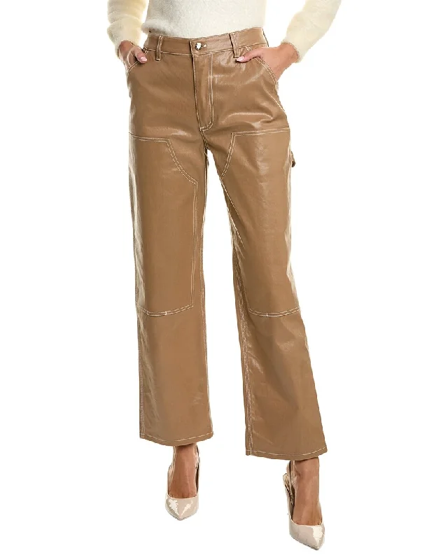 St. John Laminated Twill Pant